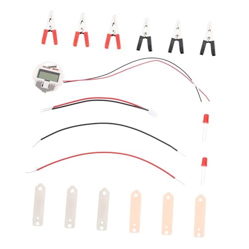 Gatuida 2 Sätze DIY Fruchtbatterie Experimentierkasten mit Elektronischer Uhr Pädagogisches Wissenschaftsspielzeug für Fördert Kreativität Lernen Zitronen und Kartoffelstromerzeuger von Gatuida