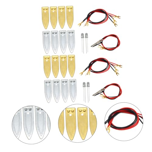 Gatuida 2 Sätze DIY Fruchtbatterie Experimentierset mit und Kupferstreifen Stromerzeugende Elektroden für Naturwissenschaftliche Experimente Pädagogisches Batterie Material für Schüler von Gatuida