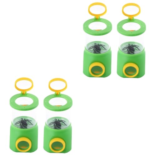 Gatuida 2 Sätze Insekten-beobachtungs Box Im Freien Lupe Schnappiger Insektenfänger Netz Gehege Für Stabheuschrecken Flohfalle Outdoor-insekten-sammelset Abs Green 2 Stück * 2 von Gatuida