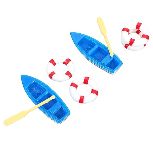 Gatuida 2 Sätze Miniatur Deko für Märchengärten Dekoration für DIY Strand Projekte Holzboot und Rettungsring für Mini Haus Dekoration und Sammler Gatuida 2 Sätze Miniatur Deko für Märchengärten Dekoration für DIY Strand Projekte Holzboot und Rettungsring für Mini Haus Dekoration und Sammler von Gatuida