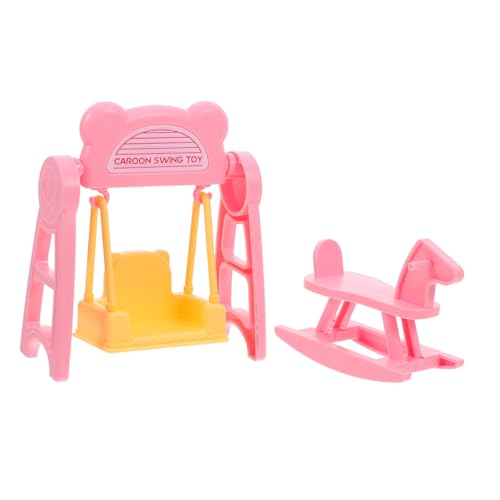 Gatuida 2 Sätze Miniatur Puppenhaus Zubehör Teiliges mit Schaukelsessel und Holzpferd für DIY Bastelprojekte und Rollenspiele Ergänzung für Puppenhaus und Kreative Spielumgebungen Gatuida 2 Sätze Miniatur Puppenhaus Zubehör Teiliges mit Schaukelsessel und Holzpferd für DIY Bastelprojekte und Rollenspiele Ergänzung für Puppenhaus und Kreative Spielumgebungen von Gatuida