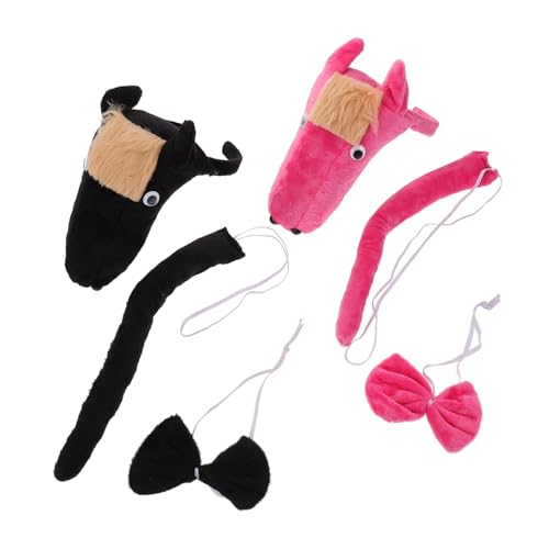 Gatuida 2 Sätze Pferde Ohren Haarreif mit und Fliege Niedliches Tierkostüm Set für Halloween Zoo und Dschungelthemen Vielseitig für Foto Booth und Kinderpartys Gatuida 2 Sätze Pferde Ohren Haarreif mit und Fliege Niedliches Tierkostüm Set für Halloween Zoo und Dschungelthemen Vielseitig für Foto Booth und Kinderpartys von Gatuida