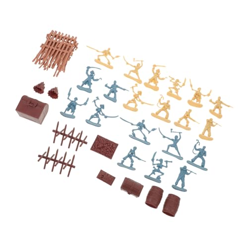 Gatuida 2 Sätze Piraten Soldaten Spielfiguren Teiligem Zubehörset Detailreiche Kunststoff Figuren für Realistisches Mittelalterliches Armee für Geburtstagsfeiern und Kreative Rollenspiele von Gatuida