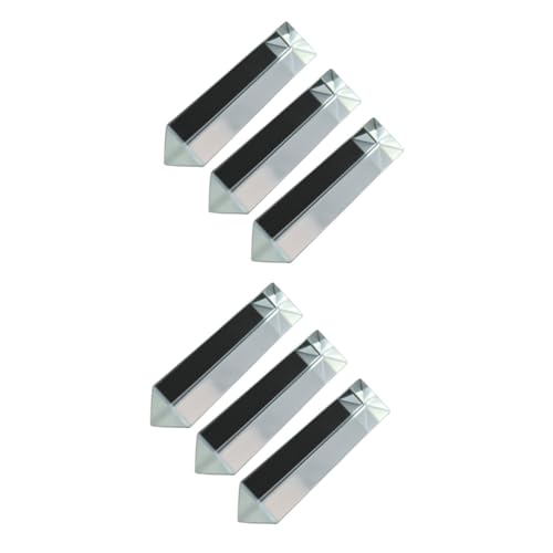 Gatuida 6stücke Teiliges Aus Gleichseitigen Prismen Für Optische Experimente Lichtbrechung Und Fotografie Für Physikunterricht Und Kreative Anwendungen von Gatuida