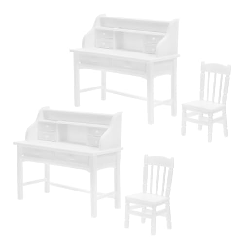 Gatuida 2sätze Puppenhaus-miniaturschreibtisch Mit Stuhl Öffnenden Schubladen Miniaturmöbel Aus Kunststoff Für Fantasievolle Familienspiele Und Schulaktivitäten Gatuida 2sätze Puppenhaus-miniaturschreibtisch Mit Stuhl Öffnenden Schubladen Miniaturmöbel Aus Kunststoff Für Fantasievolle Familienspiele Und Schulaktivitäten von Gatuida