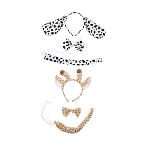 Gatuida 2 Sätze Tierohren Stirnband mit Schleife und Weiches Cosplay Zubehör für Halloween Kostümparty Mottoparty Verstellbar und für Erwachsene Gatuida 2 Sätze Tierohren Stirnband mit Schleife und Weiches Cosplay Zubehör für Halloween Kostümparty Mottoparty Verstellbar und für Erwachsene von Gatuida