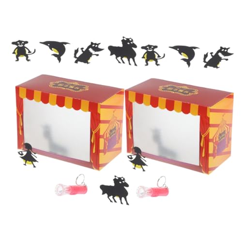 Gatuida 2 Satz DIY Schattenpuppen Theater Bastelset Set für Interaktives Handwerks Wissenschaftsspielzeug Kreatives Storytelling Kit Pädagogisches Puppentheater für Spielerischen Spaß und Gatuida 2 Satz DIY Schattenpuppen Theater Bastelset Set für Interaktives Handwerks Wissenschaftsspielzeug Kreatives Storytelling Kit Pädagogisches Puppentheater für Spielerischen Spaß und von Gatuida