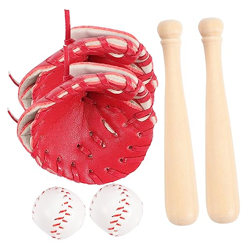 Gatuida 2 Sets Baseball Softball Hüllen Für Mini Handschuhe Für Kleine Sporthandschuhe Übungsschlüssel Dekoration Baseball Partygeschenke Zubehör Baseball Goodies Miniatur von Gatuida