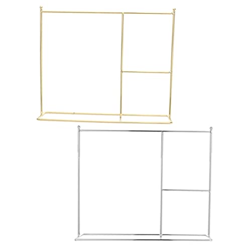 Gatuida 2 Stck Miniatur Puppenkleiderständer aus Metall Stabile Elegante Puppenkleideraufbewahrung Glatte Oberfläche Schützt Kleidung Geeignet für Puppenzubehör und Dollhouse Dekoration von Gatuida