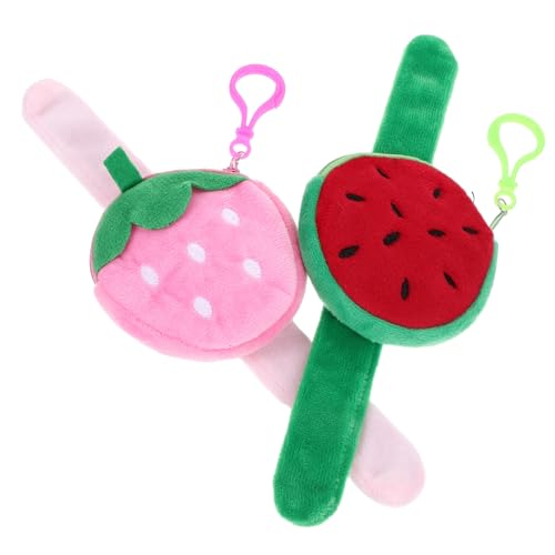 Gatuida 2 Stck Teiliges Früchte Slap Armband Erdbeer Wassermelone Schnapparmband Weich und Strapazierfähig Partygeschenk Mädchen Handgelenk Zubehör Spaß Gatuida 2 Stck Teiliges Früchte Slap Armband Erdbeer Wassermelone Schnapparmband Weich und Strapazierfähig Partygeschenk Mädchen Handgelenk Zubehör Spaß von Gatuida