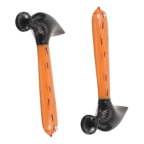 Gatuida 2 Stück Aufblasbare Hammer Lustige Hammer Spielzeuge für Strandveranstaltungen Sicherheits Accessoire für Spaß und Spiele von Gatuida