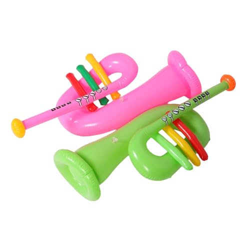 Gatuida 2 Stück Aufblasbare Trompete PVC Material Leichte Wiederverwendbare Party Dekoration Bunte Tröte für Bühnenauftritte und Kinderfeste für Junge Mädchen und Fotokabinen Gatuida 2 Stück Aufblasbare Trompete PVC Material Leichte Wiederverwendbare Party Dekoration Bunte Tröte für Bühnenauftritte und Kinderfeste für Junge Mädchen und Fotokabinen von Gatuida