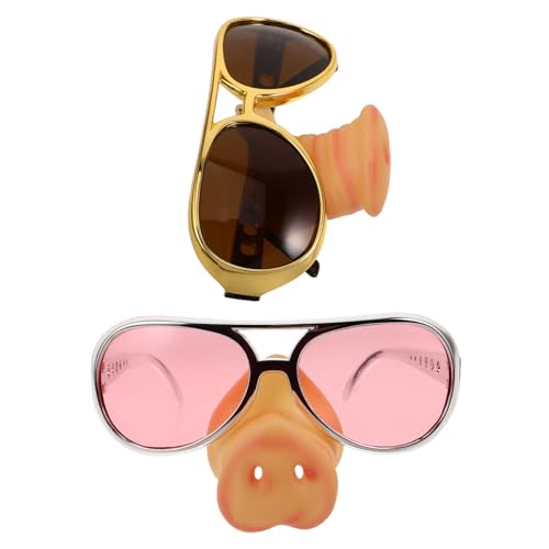 Gatuida 2 Stück Brille Mit Schweinenase Halloween-schweinschnauze Alberne Brille Für Erwachsene Zubehör Lustige Brille Neuartige Verkleidungsbrille Kostüm Geburtstag Erwachsenes Gatuida 2 Stück Brille Mit Schweinenase Halloween-schweinschnauze Alberne Brille Für Erwachsene Zubehör Lustige Brille Neuartige Verkleidungsbrille Kostüm Geburtstag Erwachsenes von Gatuida