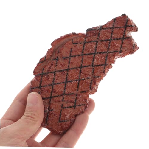 Gatuida 2 Stück Dekoratives Steakmodell aus Kunststoff Realistische für Lebensechte Kochspielzeug Requisiten Robustes Kunststeak für Fotografie Lern Dekozwecke Gatuida 2 Stück Dekoratives Steakmodell aus Kunststoff Realistische für Lebensechte Kochspielzeug Requisiten Robustes Kunststeak für Fotografie Lern Dekozwecke von Gatuida
