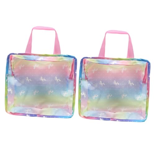 Gatuida 2 Stück Einhorn Handtasche Puppenzubehör Aufbewahrungstasche Cartoon Handbag für Puppen Kleidung und Kleinteile Gatuida 2 Stück Einhorn Handtasche Puppenzubehör Aufbewahrungstasche Cartoon Handbag für Puppen Kleidung und Kleinteile von Gatuida