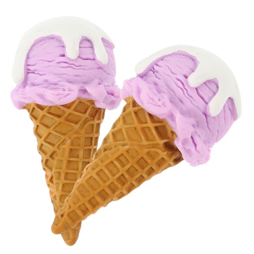 Gatuida 2 Stück Eismodell wohnungsdeko Fun Toy Schaufensterdekoration verkleidungsaccessoires künstliche Dessert-Requisiten künstliche Eiskegel Künstliches Essen gefälschte Eiswaffel Harz Gatuida 2 Stück Eismodell wohnungsdeko Fun Toy Schaufensterdekoration verkleidungsaccessoires künstliche Dessert-Requisiten künstliche Eiskegel Künstliches Essen gefälschte Eiswaffel Harz von Gatuida