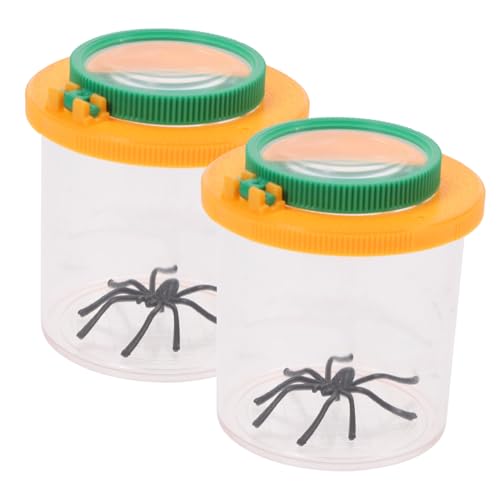 Gatuida 2 Stück Fach Fach Vergrößerung Insekten Beobachtungsbox für Leichtes Robustes mit Doppelten Lupenlinsen für Naturerkundungen und Outdoor Spiel Gatuida 2 Stück Fach Fach Vergrößerung Insekten Beobachtungsbox für Leichtes Robustes mit Doppelten Lupenlinsen für Naturerkundungen und Outdoor Spiel von Gatuida