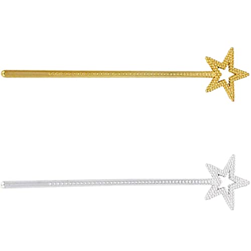 Gatuida 2 Stück Feenstäbe für Mädchen Glitzernde Zauberstäbe Gold Silber für Kostüme Cosplay und Partys Sicheres ohne Scharfe Kanten Gatuida 2 Stück Feenstäbe für Mädchen Glitzernde Zauberstäbe Gold Silber für Kostüme Cosplay und Partys Sicheres ohne Scharfe Kanten von Gatuida