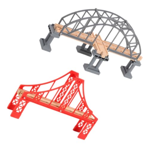 Gatuida 2 Stück Gleiszubehör Brücke Landschaft Zug Kreuzung Bahngleis Schiene Eisenbahn Gleismodell Modellbahn Zubehör Plastik Gatuida 2 Stück Gleiszubehör Brücke Landschaft Zug Kreuzung Bahngleis Schiene Eisenbahn Gleismodell Modellbahn Zubehör Plastik von Gatuida