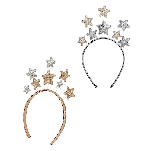 Gatuida 2 Stück Haarschmuck Stirnband Haarbänder Mädchen Stern Stirnband Niedliche Haarschmuck Accessoire Stern Accessoires Haarspangen Stern Silvester Accessoires Glitzer Weihnachtsfeier Gatuida 2 Stück Haarschmuck Stirnband Haarbänder Mädchen Stern Stirnband Niedliche Haarschmuck Accessoire Stern Accessoires Haarspangen Stern Silvester Accessoires Glitzer Weihnachtsfeier von Gatuida