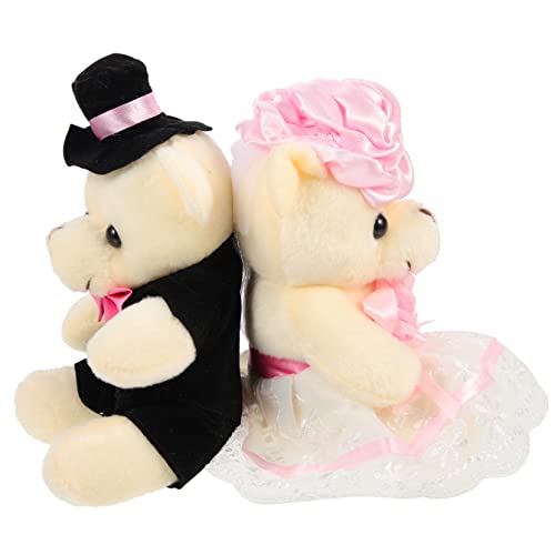 Gatuida 2 Stück Hochzeitspuppe Plüschspielzeug ausgestopft Bär Plüsch Kleine Bärenspielzeug Hochzeitsbärenplüsch Plüschbärenpuppe Nettes Bären -Zeug Bär Stofftier PP Baumwolle Rosa Gatuida 2 Stück Hochzeitspuppe Plüschspielzeug ausgestopft Bär Plüsch Kleine Bärenspielzeug Hochzeitsbärenplüsch Plüschbärenpuppe Nettes Bären -Zeug Bär Stofftier PP Baumwolle Rosa von Gatuida