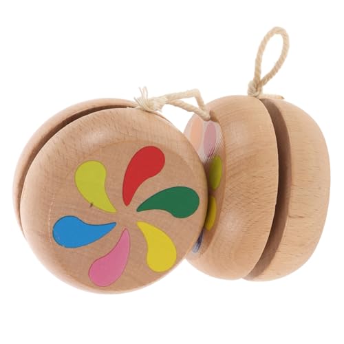 Gatuida 2 Stück Holz Yoyo Einfache Handhabung Fein Verarbeitet Nachhaltiges Holzspielzeug Fördert Koordination und Balance für Jungen Mädchen Gatuida 2 Stück Holz Yoyo Einfache Handhabung Fein Verarbeitet Nachhaltiges Holzspielzeug Fördert Koordination und Balance für Jungen Mädchen von Gatuida