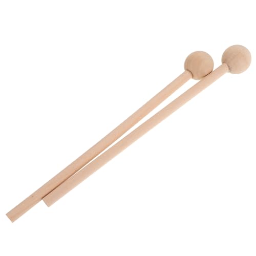 Gatuida 2 Stück Holzschlägel für Xylophon Orff Hammer mit Runder Spitze für Glockenspiel Percussion Holzblock für Musikalische Frühförderung von Kindern Gatuida 2 Stück Holzschlägel für Xylophon Orff Hammer mit Runder Spitze für Glockenspiel Percussion Holzblock für Musikalische Frühförderung von Kindern von Gatuida