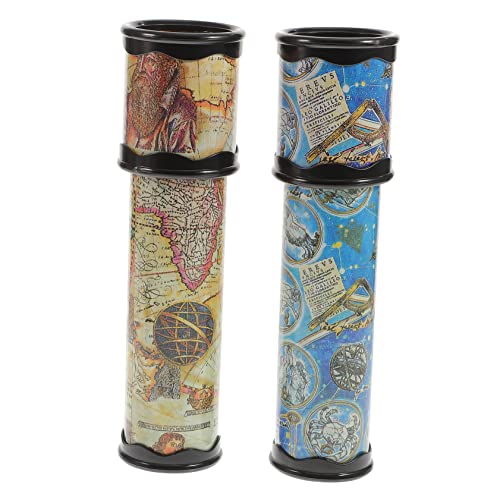 Gatuida 2 Stück Kaleidoskop Kaleidoscope interaktives hühner seilwirbel Toys for zabawki stymulujące rozwój kinderknallzeug spielsachen spinnt Plastik von Gatuida