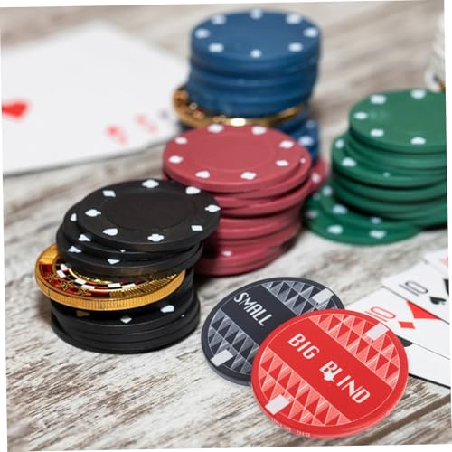 Gatuida 2 Stück Keramik Poker Dealer Button Teilig Langlebige Spielchips für Poker Karten Spiele Runde Blinds Marker Robust und Vielseitig für Party und Indoor Spiele Gatuida 2 Stück Keramik Poker Dealer Button Teilig Langlebige Spielchips für Poker Karten Spiele Runde Blinds Marker Robust und Vielseitig für Party und Indoor Spiele von Gatuida