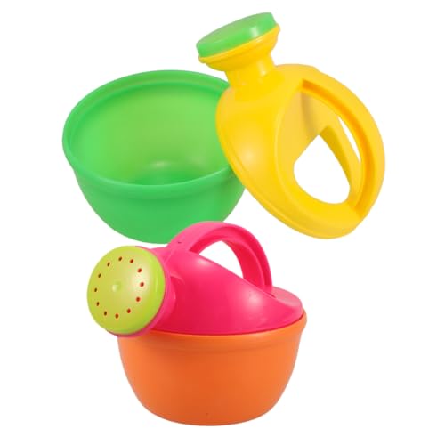 Gatuida 2 Stück Kleiner Kunststoff Gießkanne für Griffen Vielseitiges Wasserspielzeug für Sommer Strand Garten und Bad Robust und Langlebig für Kleinkinder und Junge Mädchen von Gatuida
