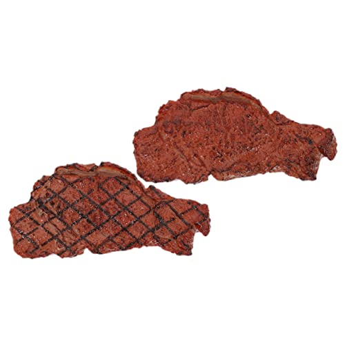 Gatuida 2 Stück Künstliche Steak Dekoration Teiliges aus Realistisch Aussehende Steakmodelle für Restaurant Spielküche Home Office Deko und Fotografie Requisiten Gatuida 2 Stück Künstliche Steak Dekoration Teiliges aus Realistisch Aussehende Steakmodelle für Restaurant Spielküche Home Office Deko und Fotografie Requisiten von Gatuida