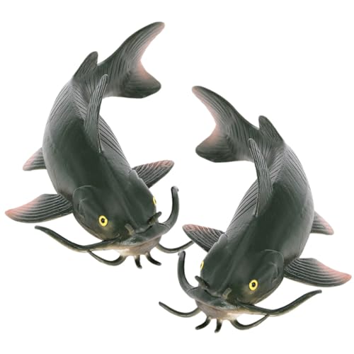 Gatuida 2 Stück Künstliche Wels Realistische Fisch Figuren für Frühe Tiererziehung Wasserspielzeug für Aquarien Dekoration Gatuida 2 Stück Künstliche Wels Realistische Fisch Figuren für Frühe Tiererziehung Wasserspielzeug für Aquarien Dekoration von Gatuida