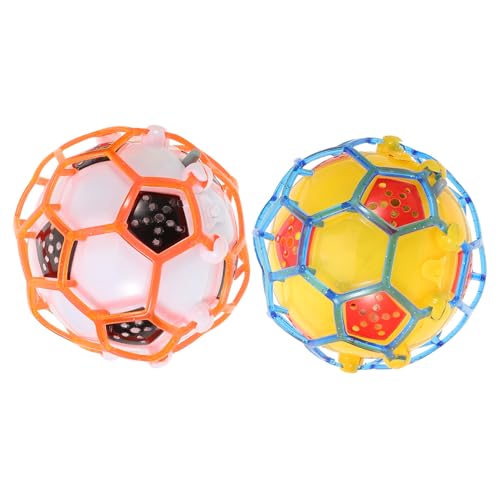 Gatuida 2 Stück Leuchtender Fußballspielzeug mit Musik und Vibration Batteriefrei Weicher Springball für Fördert Koordination und Bewegungsspielspaß Zufällige Farbe Gatuida 2 Stück Leuchtender Fußballspielzeug mit Musik und Vibration Batteriefrei Weicher Springball für Fördert Koordination und Bewegungsspielspaß Zufällige Farbe von Gatuida