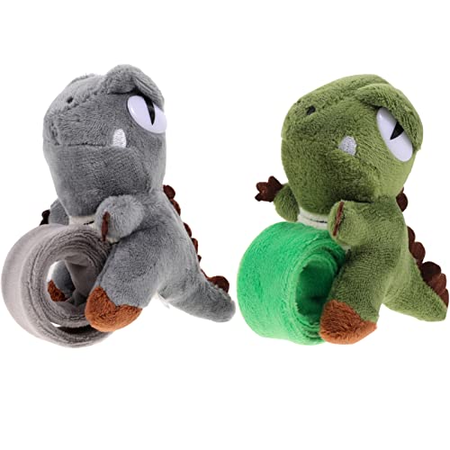 Gatuida 2 Stück Lustige Dinosaurier Slap Armbänder Plüsch Handgelenkband für Bunte Tiermuster für Geburtstagsfeiern und Mitgebsel Gatuida 2 Stück Lustige Dinosaurier Slap Armbänder Plüsch Handgelenkband für Bunte Tiermuster für Geburtstagsfeiern und Mitgebsel von Gatuida