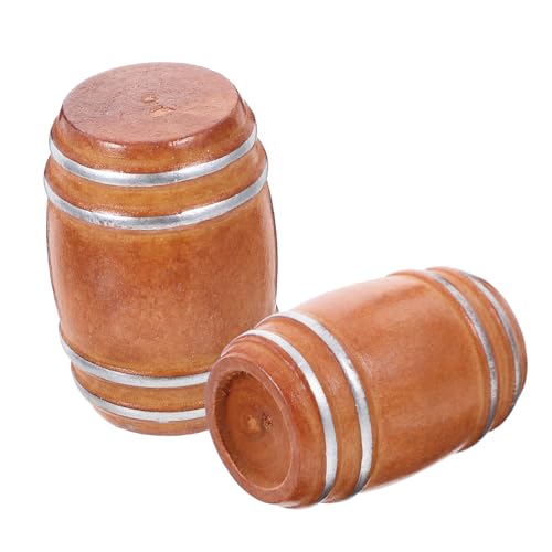 Gatuida 2 Stück Mini-Bierfass für kinderspielzeug Toys for spielzeuge für Toys Zubehör drinnen Fässer als Spielzeugfässer Fassminiaturen Holz Gatuida 2 Stück Mini-Bierfass für kinderspielzeug Toys for spielzeuge für Toys Zubehör drinnen Fässer als Spielzeugfässer Fassminiaturen Holz von Gatuida