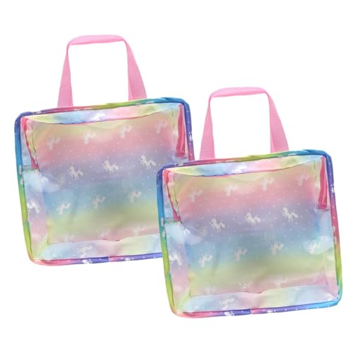 Gatuida 2 Stück Mini Einhorn Handtasche Puppenträger Zubehör Süße Mama Weiche Handtasche Cartoon Tasche Aufbewahrungszubehör Aufbewahrungstasche Für Kinderspielzeug von Gatuida