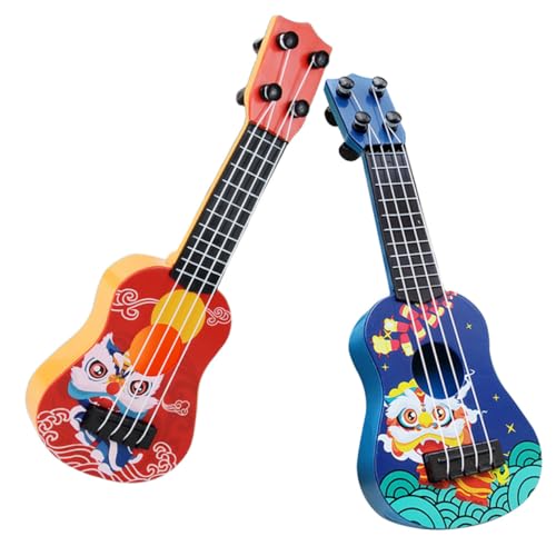 Gatuida 2 Stück Mini Gitarre Realistische Ukulele für Ab Jahren Pädagogisches Musikinstrument mit Glatter Oberfläche Sichere Materialien für Frühe Musikalische und Bühnenauftritte Gatuida 2 Stück Mini Gitarre Realistische Ukulele für Ab Jahren Pädagogisches Musikinstrument mit Glatter Oberfläche Sichere Materialien für Frühe Musikalische und Bühnenauftritte von Gatuida