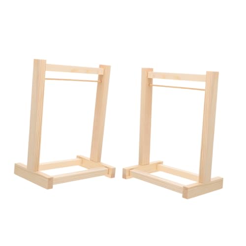 Gatuida 2 Stück Mini Holz Kleiderständer Puppenhaus Zubehör aus Stabilem Holz Platzsparend Vielseitig für Puppenkleidung Einfache Montage Langlebiger Puppen Kleiderhalter für Puppenhaus Gatuida 2 Stück Mini Holz Kleiderständer Puppenhaus Zubehör aus Stabilem Holz Platzsparend Vielseitig für Puppenkleidung Einfache Montage Langlebiger Puppen Kleiderhalter für Puppenhaus von Gatuida