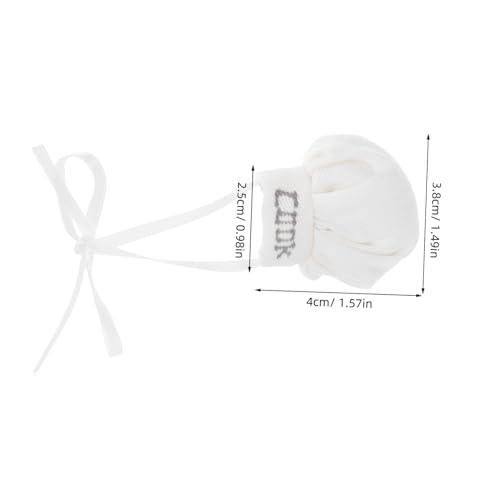 Gatuida 2 Stück Mini Kochmützen für Puppen Kleine Chefhüte mit Gummiband Band Weiße Plüschmützen für Kuscheltiere Baumwollpuppen für Puppenhaus-deko und Weihnachtszubehör Gatuida 2 Stück Mini Kochmützen für Puppen Kleine Chefhüte mit Gummiband Band Weiße Plüschmützen für Kuscheltiere Baumwollpuppen für Puppenhaus-deko und Weihnachtszubehör von Gatuida