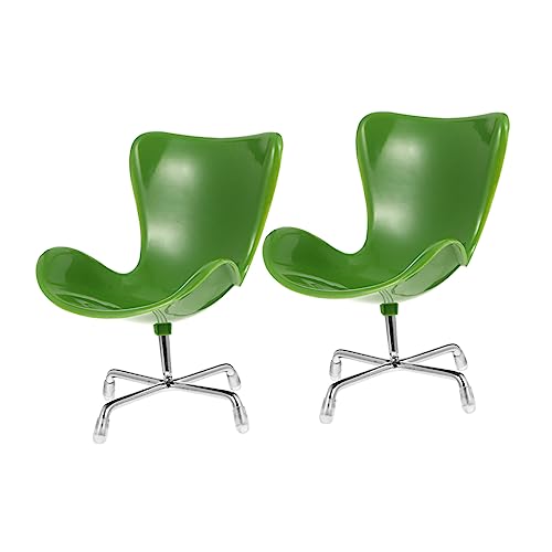 Gatuida 2 Stück Mini-Möbelmodell bastelset bastelsets für Puppenhausmöbel Kindersessel Mini-Drehsessel winzige Simulationsstühle Modell eines Miniatur-Sessels Plastik Green Gatuida 2 Stück Mini-Möbelmodell bastelset bastelsets für Puppenhausmöbel Kindersessel Mini-Drehsessel winzige Simulationsstühle Modell eines Miniatur-Sessels Plastik Green von Gatuida