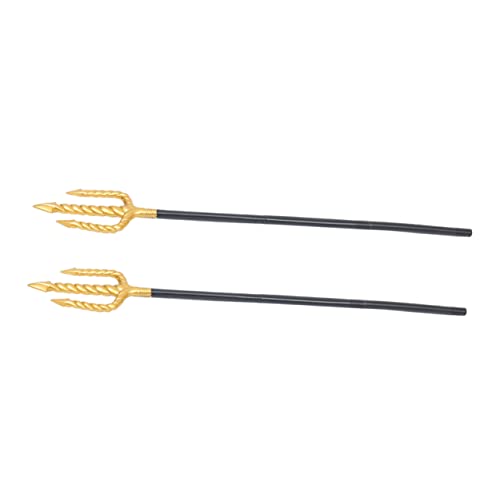 Gatuida 2 Stück Plastik Trident Cosplay Zubehör für Karneval und Halloween Realistische Bühnenrequisiten für Partys und Kostüme Sicher und Leicht zu Reinigen Gatuida 2 Stück Plastik Trident Cosplay Zubehör für Karneval und Halloween Realistische Bühnenrequisiten für Partys und Kostüme Sicher und Leicht zu Reinigen von Gatuida