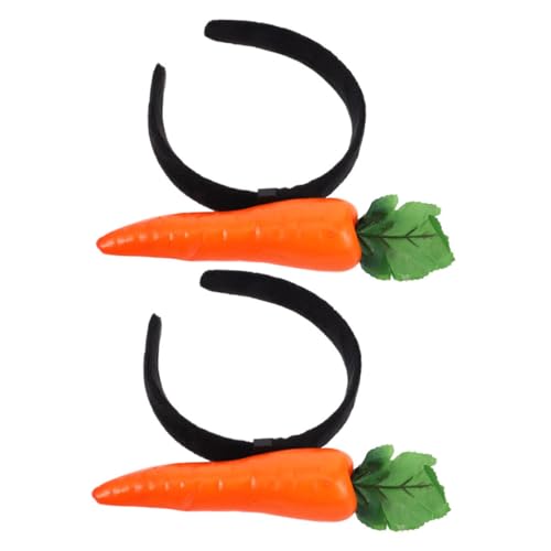Gatuida 2 Stück Plüsch Karotten Haarreif Realistisches Design Lustiges Ostern Party Accessoire für Mädchen Karneval Cosplay Verkleidung Gatuida 2 Stück Plüsch Karotten Haarreif Realistisches Design Lustiges Ostern Party Accessoire für Mädchen Karneval Cosplay Verkleidung von Gatuida