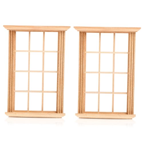 Gatuida 2 Stück Puppenhaus-Modell Sachen Winzig Puppenhaus-fensterrahmen-Ornament Machen Schärpe Fensterrahmenmodell Miniatur-fensterzubehör Mini-fensterrahmen Hölzern Schokolade Gatuida 2 Stück Puppenhaus-Modell Sachen Winzig Puppenhaus-fensterrahmen-Ornament Machen Schärpe Fensterrahmenmodell Miniatur-fensterzubehör Mini-fensterrahmen Hölzern Schokolade von Gatuida
