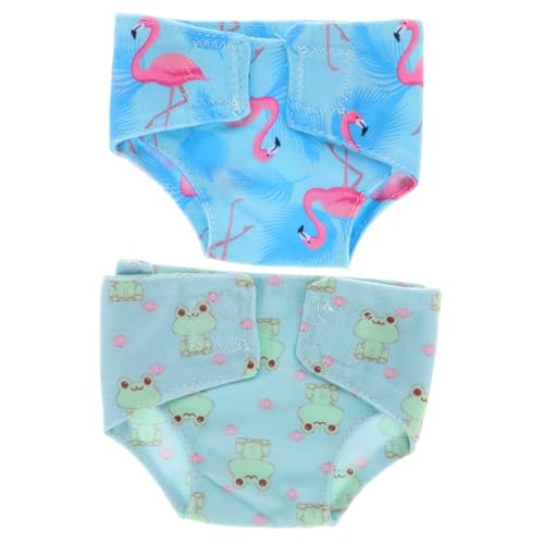 Gatuida 2 Stück Puppenunterwäsche für Puppen Klassische Doll Unterhosen mit Niedlichem Muster Langlebig und Wiederverwendbar für Kreatives Rollenspiel und Puppenkostüm Zubehör Gatuida 2 Stück Puppenunterwäsche für Puppen Klassische Doll Unterhosen mit Niedlichem Muster Langlebig und Wiederverwendbar für Kreatives Rollenspiel und Puppenkostüm Zubehör von Gatuida