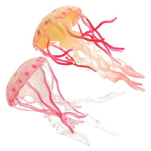 Gatuida 2 Stück Quallen Modell Lustige Meereslebewesen Deko für Robuste Unterwasser Tiere für Kreative Spiele und Bildung Gelbe und Pinke Quallen Figuren für Schreibtisch Gatuida 2 Stück Quallen Modell Lustige Meereslebewesen Deko für Robuste Unterwasser Tiere für Kreative Spiele und Bildung Gelbe und Pinke Quallen Figuren für Schreibtisch von Gatuida