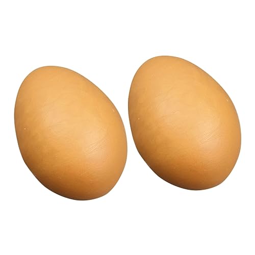 Gatuida 2 Stück Realistische Künstliche Hühnereier aus Robustem PVC zum Bemalen und Basteln Dekorative Simulationseier für Ostern Party Favor und Kreative Kinderaktivitäten von Gatuida