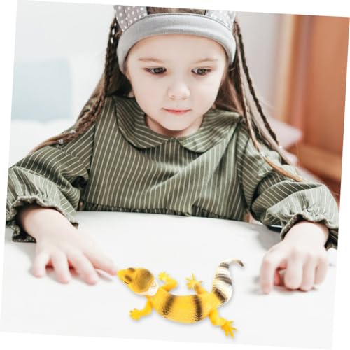 Gatuida 2 Stück Realistische PVC Eidechsenfigur Simulation Wandflitzer Gecko Modell mit Runden Kanten Sicheres für Dekorativ für Garten Bonsai Schreibtisch Scherzartikel Geeignet Gatuida 2 Stück Realistische PVC Eidechsenfigur Simulation Wandflitzer Gecko Modell mit Runden Kanten Sicheres für Dekorativ für Garten Bonsai Schreibtisch Scherzartikel Geeignet von Gatuida