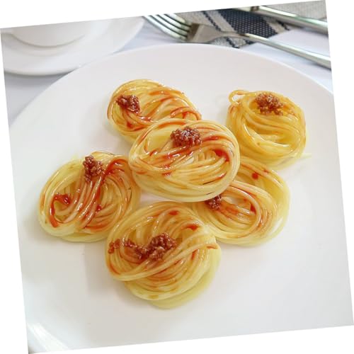 Gatuida 2 Stück Realistische Spaghetti Modelle mit Fleischsoße Lebensechte Fake Pasta Dekoration für Kinderküche Spielküche Restaurant Heimdekor Langlebige Foto Requisiten Gatuida 2 Stück Realistische Spaghetti Modelle mit Fleischsoße Lebensechte Fake Pasta Dekoration für Kinderküche Spielküche Restaurant Heimdekor Langlebige Foto Requisiten von Gatuida