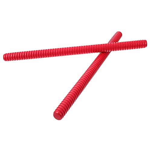 Gatuida 2 Stück Rhythmusstab Musiksticks Für -Rhythmus-Sticks Trommelstöcke Musical Musikinstrumente Schlaginstrumente Musikstöcke Rhythmusstock Für Hölzern Rot von Gatuida