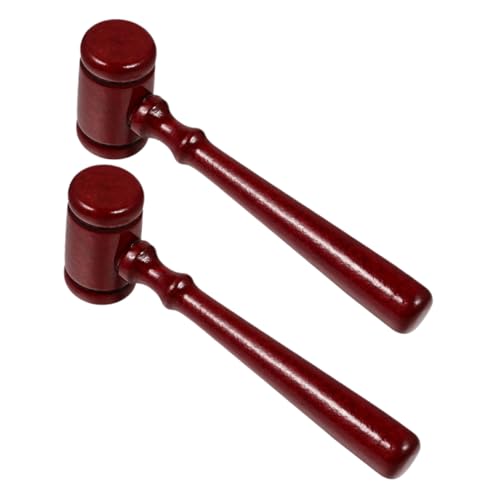 Gatuida 2 Stück Richterhammer Kostüm Zubehör für Richter Auktionshammer für Rollenspiele Hochwertiges Leicht und Praktisch für Karneval und Partys Gatuida 2 Stück Richterhammer Kostüm Zubehör für Richter Auktionshammer für Rollenspiele Hochwertiges Leicht und Praktisch für Karneval und Partys von Gatuida